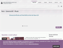 Tablet Screenshot of kriegerschule.de